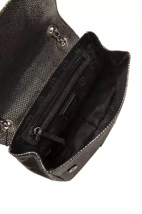 Bolso crossbody de mujer Pompei Donatella en cuero gris - Image 5