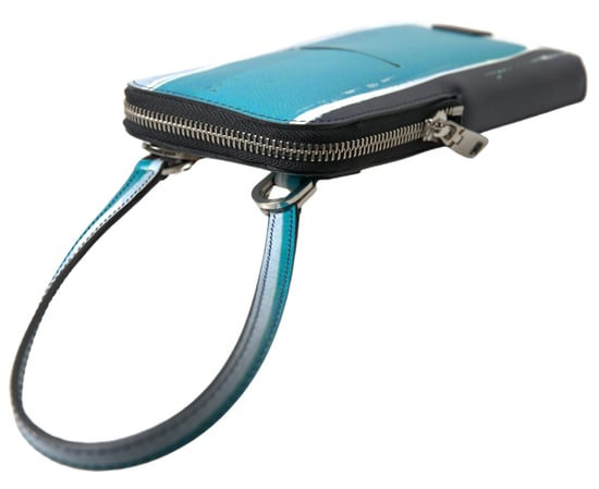Bolso Bandolera de Cuero Azul Dolce & Gabbana Unisex - Image 6