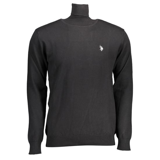 SUEDADERA DE CUELLO ALTO DE ALGODÓN NEGRA PARA HOMBRE U.S. POLO ASSN. - Image 1