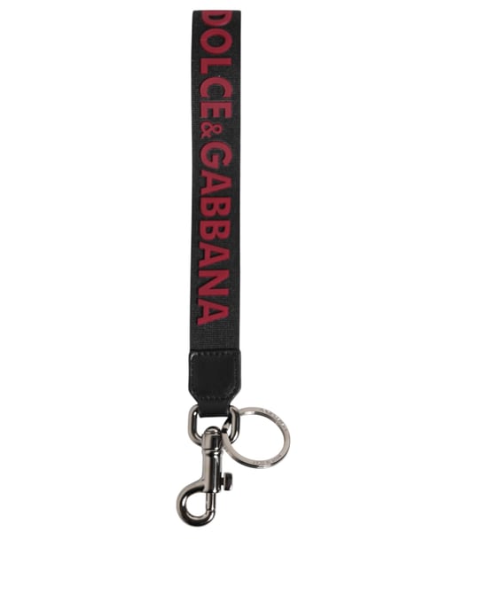 Llavero de Hombre de Poliester Negro Rojo con Logo DG de Dolce & Gabbana - Image 2