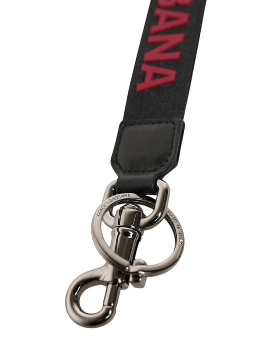 Llavero de Hombre de Poliester Negro Rojo con Logo DG de Dolce & Gabbana - Image 3