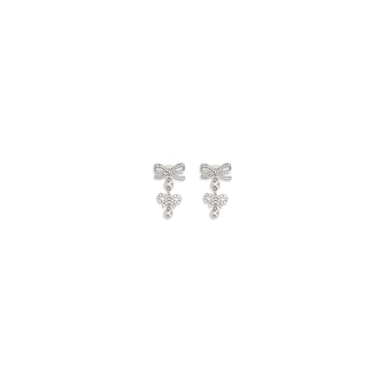 Pendientes de plata y latón de Self-Portrait - Image 1