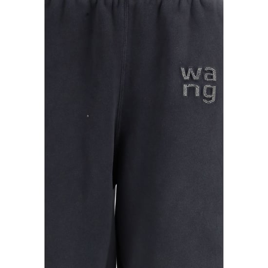 Joggers de algodón negro de Alexander Wang (pantalones de entrenamiento) - Image 3