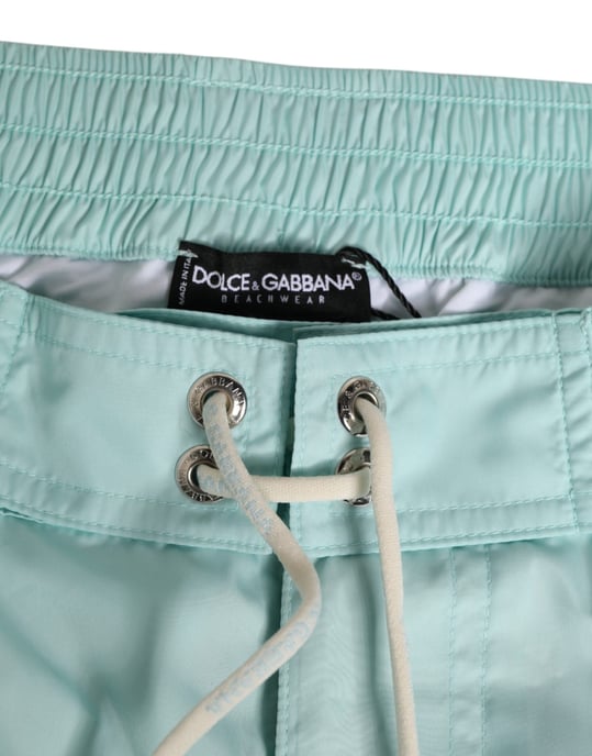 Dolce & Gabbana Pantalones Cortos de Playa de Poliéster Aqua Blue para Hombre - Image 3