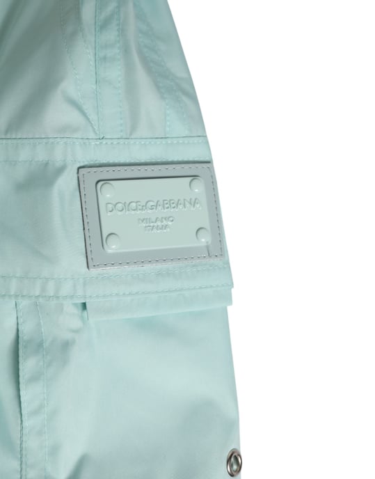 Dolce & Gabbana Pantalones Cortos de Playa de Poliéster Aqua Blue para Hombre - Image 4