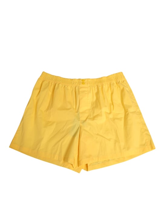 Bañador corto de algodón amarillo con cinturilla elástica de Dolce & Gabbana - Image 2