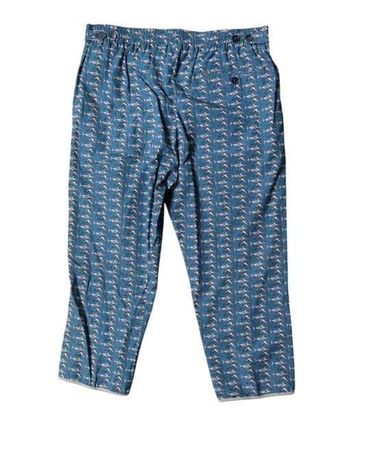Dolce & Gabbana Traje de Baño Corto con Estampado de Tiburón Azul - Image 3
