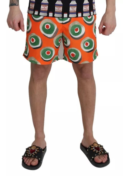 Bañador Corto Dolce & Gabbana Naranja Cupcake - Image 2