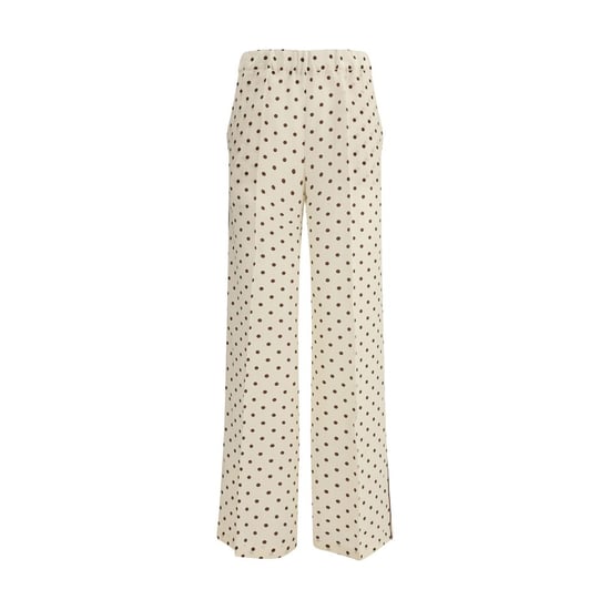 Pantalones Casuales de Seda Beiges P.A.R.O.S.H. - Image 1