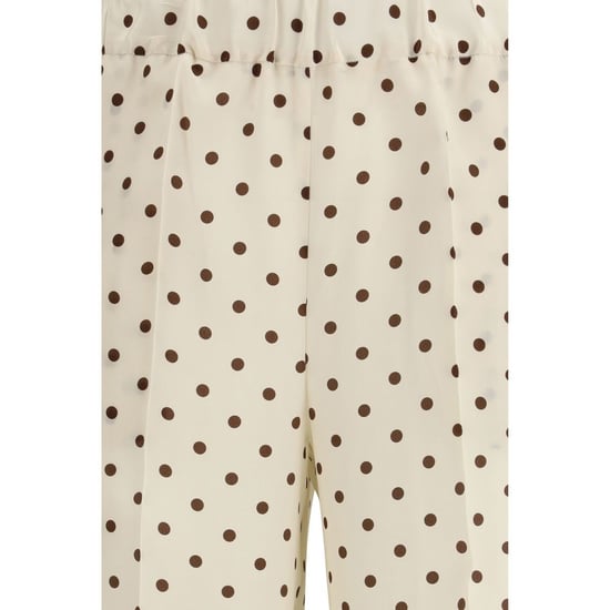 Pantalones Casuales de Seda Beiges P.A.R.O.S.H. - Image 3