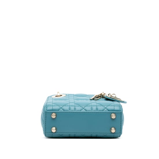 Bolso Mini Lady Dior de piel de cordero - Image 3