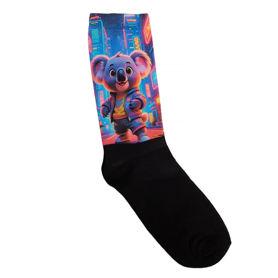 Calcetas Largas Divertidas Impresas para Hombres y Mujeres - Image 4