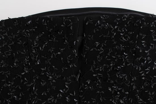 Vestido Lápiz Sin Tirantes Decorado Masha Ma Negro - Image 6