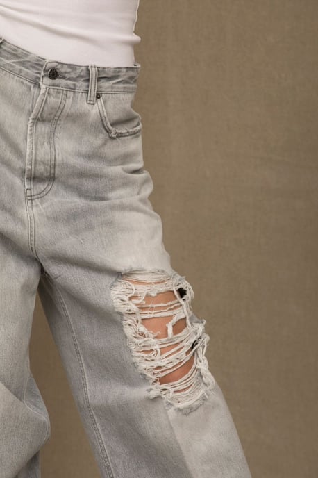 Don The Fuller Jeans y Pantalones de Algodón Gris - Image 3