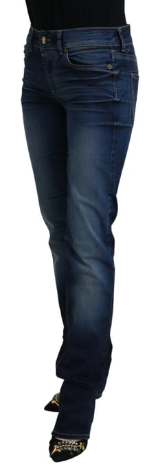 Just Cavalli Jeans de mezclilla de algodón azul para mujer - Image 2