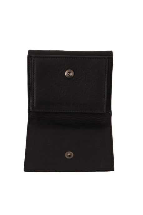 Billetera Multi Kit de Cintura Trifold de Cuero Negro Dolce & Gabbana - Image 4