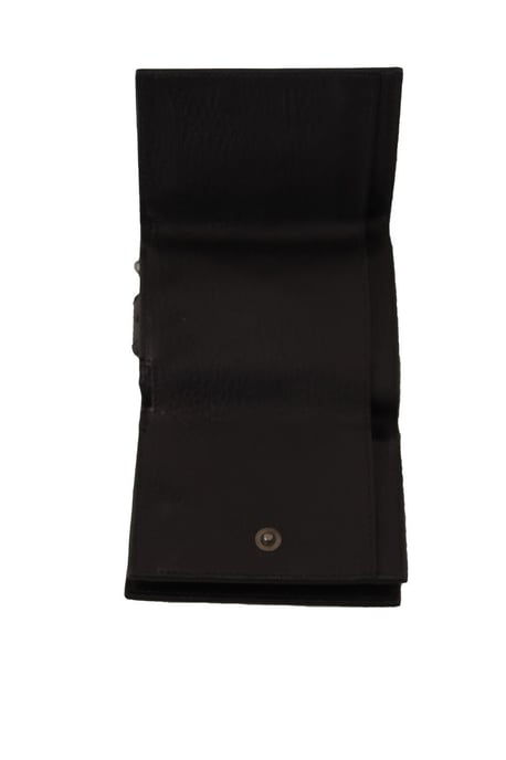 Billetera Multi Kit de Cintura Trifold de Cuero Negro Dolce & Gabbana - Image 5