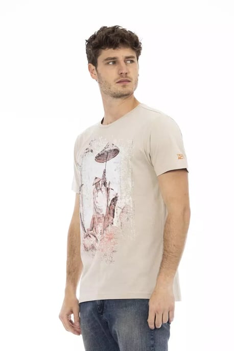 Camiseta de Hombre Trussardi Action Beige de Algodón - Image 2