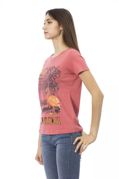 Camiseta de Mujer Trussardi Action Multicolor de Algodón - Image 2