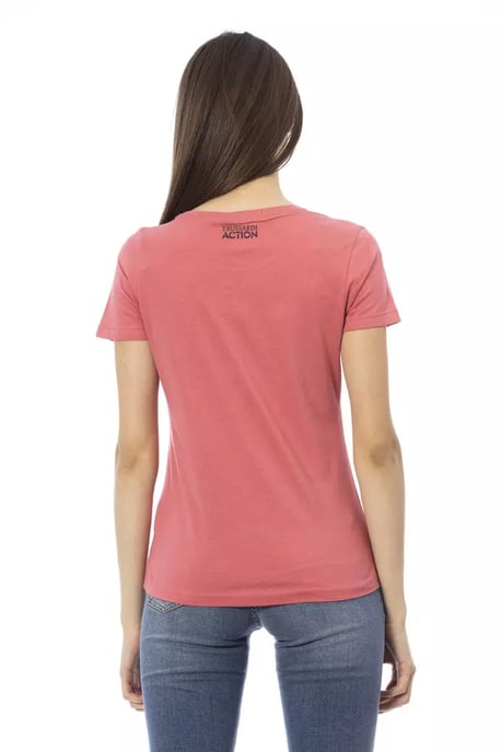 Camiseta de Mujer Trussardi Action Multicolor de Algodón - Image 3