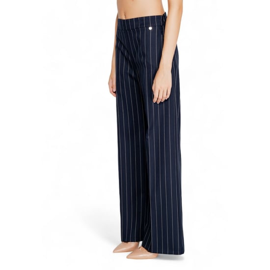 Pantalones de Vestir de Poliéster Azules Rinascimento - Image 3
