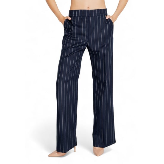 Pantalones de Vestir de Poliéster Azules Rinascimento - Image 5
