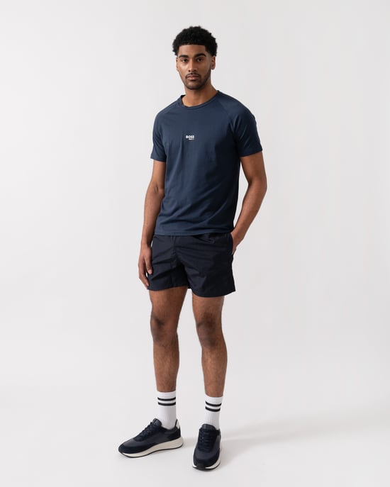 Camiseta de Playa Ajustada en Azul Oscuro - Image 3