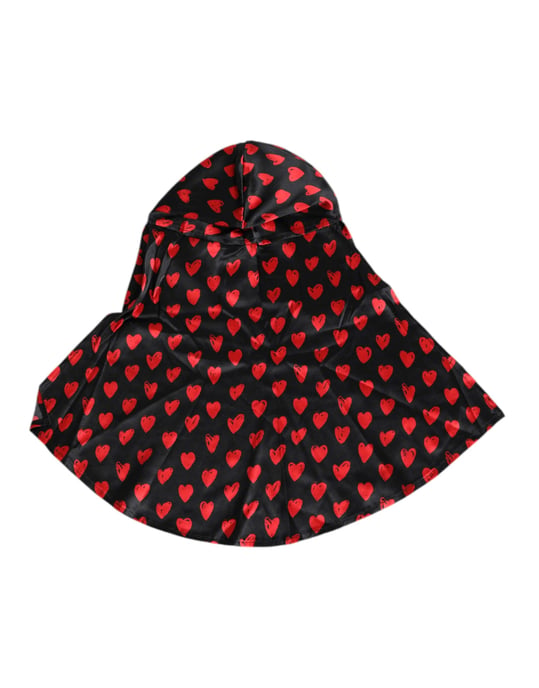 Bufanda de seda con estampado de corazones - Image 3