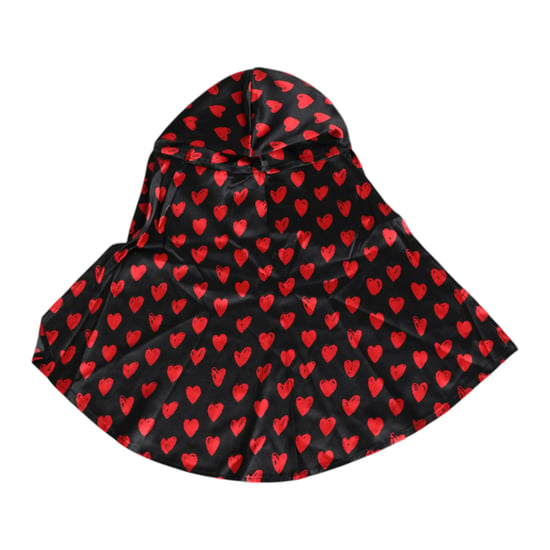 Bufanda de seda con estampado de corazones - Image 4