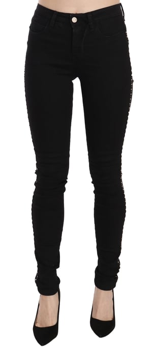 Jeans Ajustados Con Adornos Laterales - Image 1
