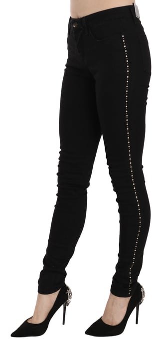 Jeans Ajustados Con Adornos Laterales - Image 3