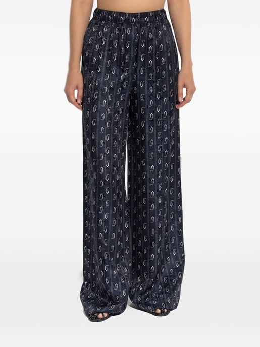 Pantalones de viscosa y seda - Image 1