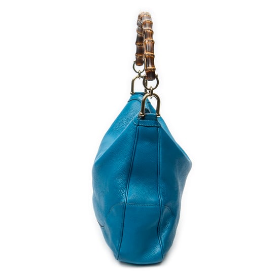 Gucci Medium Diana Bamboo Hobo en Teal Cuero de ternero - Image 3