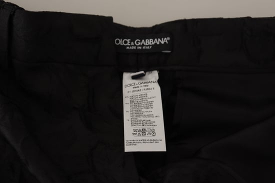 Culottes Florales Dolce Gabbana con Encaje Negro - Image 4