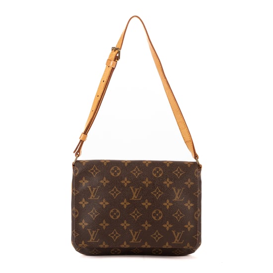 Louis Vuitton Musette Tango en Brown Lienzo recubierto - Image 1