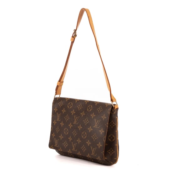 Louis Vuitton Musette Tango en Brown Lienzo recubierto - Image 2