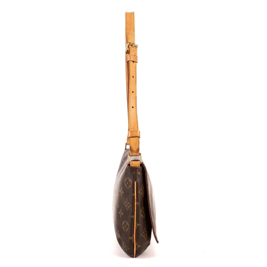 Louis Vuitton Musette Tango en Brown Lienzo recubierto - Image 4