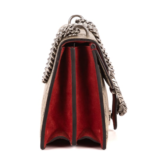 Gucci Dionysus Small en Beige/Rojo Lienzo recubierto - Image 4