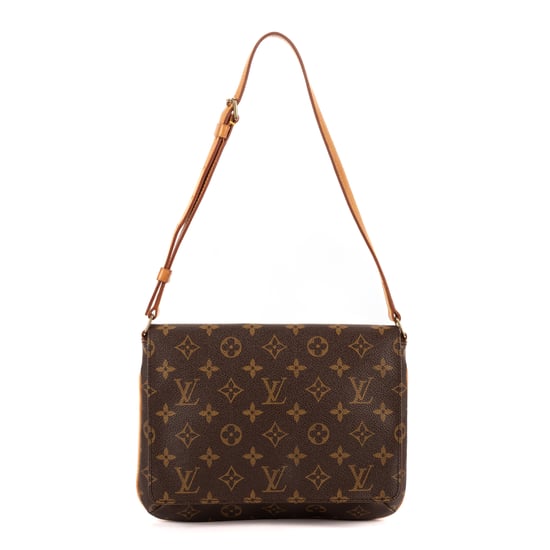 Louis Vuitton Musette Tango en Brown Lienzo recubierto - Image 1