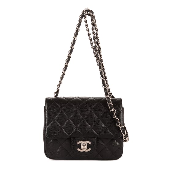 Chanel Classic Mini Flap en Black Cuero de ternero - Image 1
