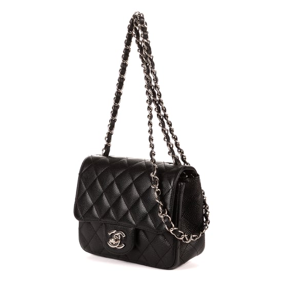 Chanel Classic Mini Flap en Black Cuero de ternero - Image 2