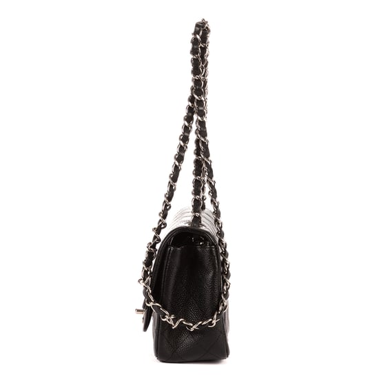 Chanel Classic Mini Flap en Black Cuero de ternero - Image 3
