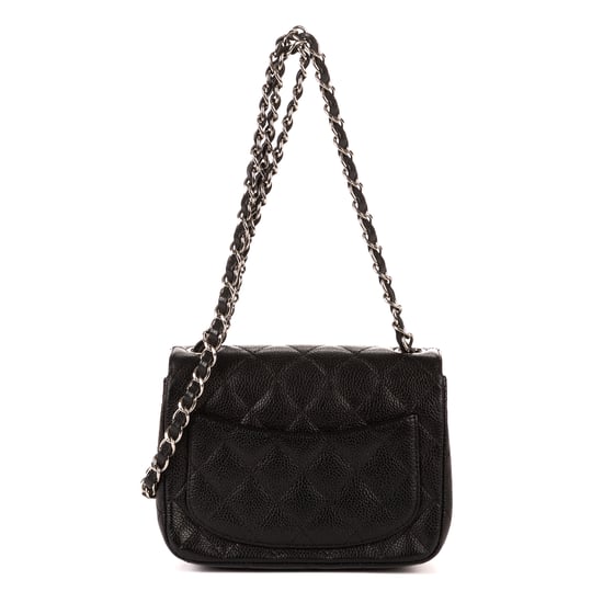 Chanel Classic Mini Flap en Black Cuero de ternero - Image 5