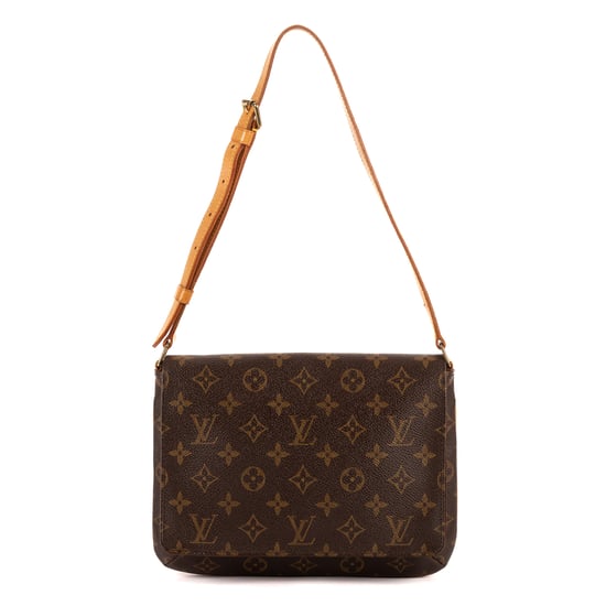 Louis Vuitton Musette Tango en Brown Lienzo recubierto - Image 1
