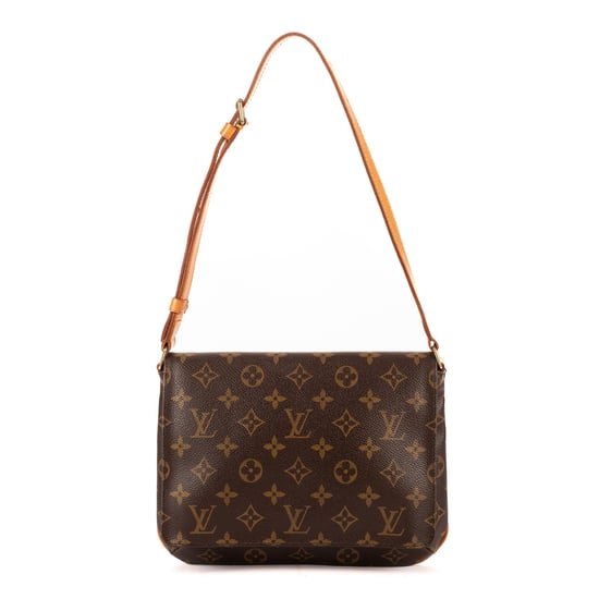 Louis Vuitton Musette Tango en Brown Lienzo recubierto - Image 1