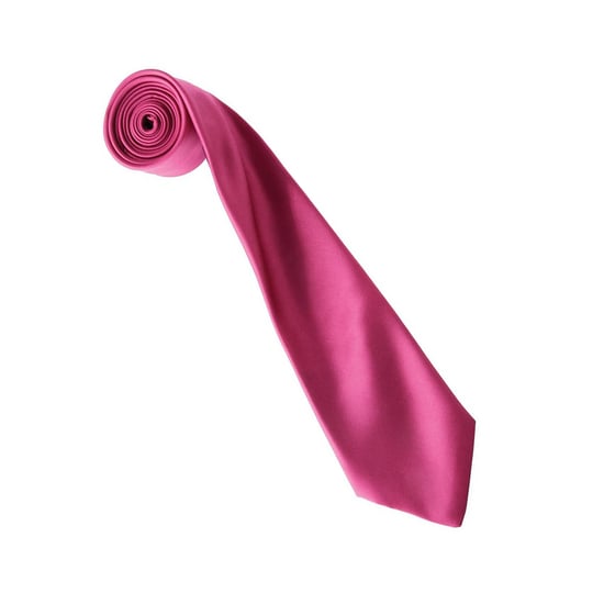 Premier Colours Collection Satin Tie (Hot Pink) - Image 2