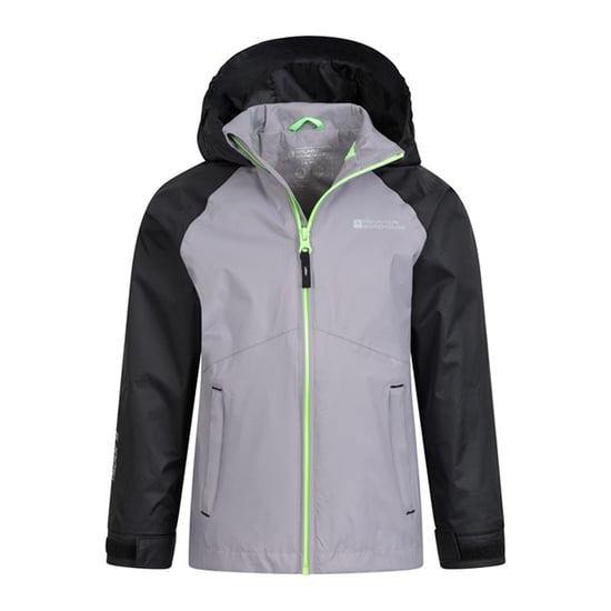 Mountain Warehouse Childrens/Kids Torrent II Waterproof Jacket (Light Grey) - Image 5