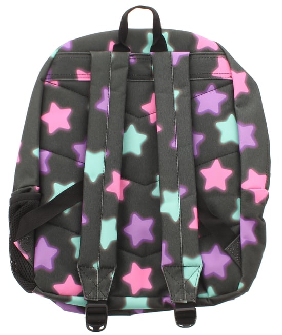 Mochila Infantil Hype Estrellas con Tirantes Acolchados y Cierre Negra - Image 2