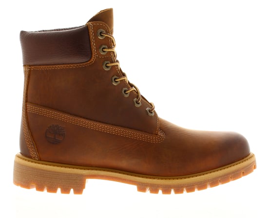 Botas Inteligentes para Hombre Timberland Premium de 6 Pulgadas con Cierre de Encaje Impermeables de Cuero Marrón - Image 2
