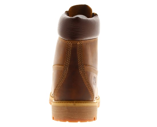 Botas Inteligentes para Hombre Timberland Premium de 6 Pulgadas con Cierre de Encaje Impermeables de Cuero Marrón - Image 4